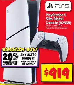 JB Hi-Fi PlayStation 5 Slim Digital Console offer