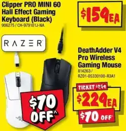 JB Hi-Fi Razer DeathAdder V4 Pro Wireless Gaming Mouse offer