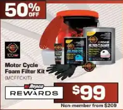 Repco Penrite Motor Cycle Foam Filter Kit offer