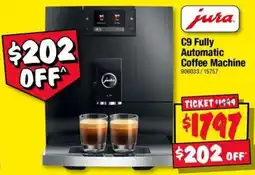 JB Hi-Fi jura C9 Fully Automatic Coffee Machine offer