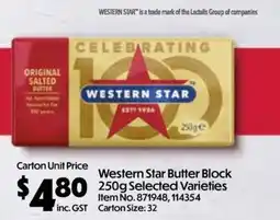 C-Store Distribution Western Star Butter Block offer