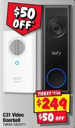 JB Hi-Fi eufy C31 Video Doorbell offer