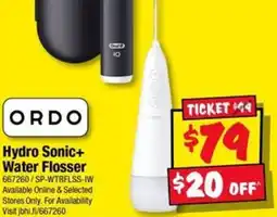 JB Hi-Fi ORDO Hydro Sonic+ Water Flosser offer