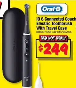 JB Hi-Fi Oral B iO 6 Connected Coach Electric Toothbrush With Travel Case offer