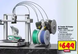 JB Hi-Fi A1 Combo 3D Printer (Open Frame) offer