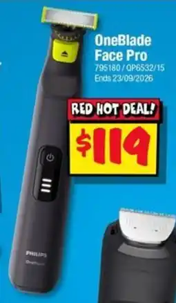 JB Hi-Fi Philips OneBlade Face Pro offer