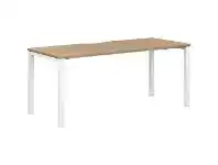 Officeworks Stilford S2 Pro Version 3 Desk 1800 x 750mm Oak/White offer