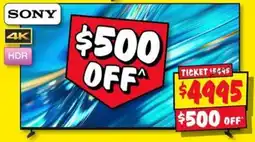 JB Hi-Fi Sony 4K HDR TV offer