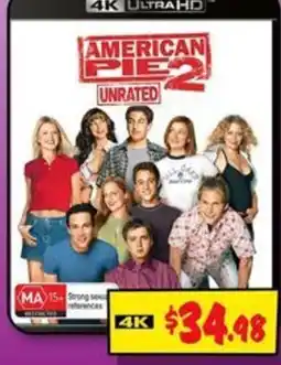 JB Hi-Fi American Pie 2 Unrated offer