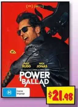 JB Hi-Fi Power Ballad offer