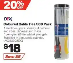 Repco OEX Coloured Cable Ties offer