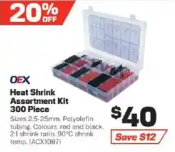 Repco OEX Heat Shrink Assortment Kit offer