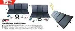 Repco DT4 Foldable Solar Blanket Range offer