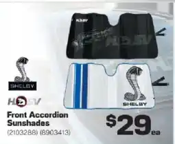 Repco Shelby Front Accordion Sunshades offer