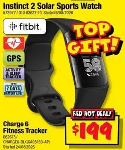 JB Hi-Fi Fitbit Instinct 2 Solar Sports Watch offer