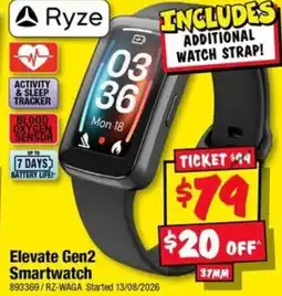 JB Hi-Fi Ryze Elevate Gen2 Smartwatch offer