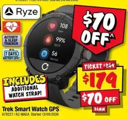 JB Hi-Fi Ryze Trek Smart Watch GPS offer