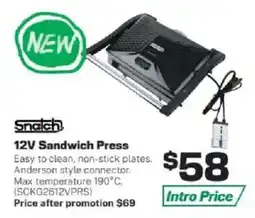 Repco Snatch 12V Sandwich Press offer