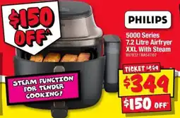 JB Hi-Fi Philips 5000 Series 7.2 Litre Airfryer XXL With Steam offer