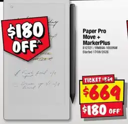 JB Hi-Fi Paper Pro Move + MarkerPlus offer