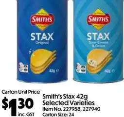 C-Store Distribution Smith's Stax offer