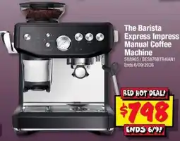 JB Hi-Fi The Barista Express Impress Manual Coffee Machine offer