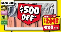JB Hi-Fi Samsung QLED offer