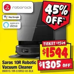 JB Hi-Fi Roborock Saros 10R Robotic Vacuum Cleaner offer