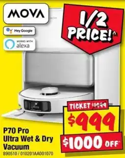 JB Hi-Fi Mova P70 Pro Ultra Wet & Dry Vacuum offer