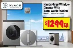JB Hi-Fi Ecovacs Robotics Hands-Free Window Cleaner With Auto-Wash Station offer