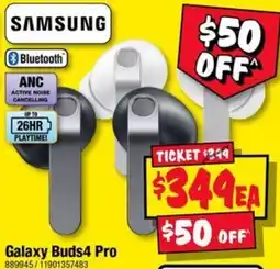 JB Hi-Fi Samsung Galaxy Buds4 Pro offer