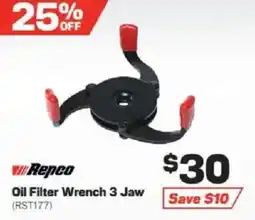 Repco Repco Oil Filter Wrench 3 Jaw offer