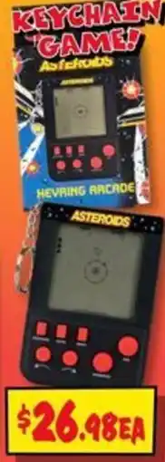 JB Hi-Fi Keychain Game Asteroids offer