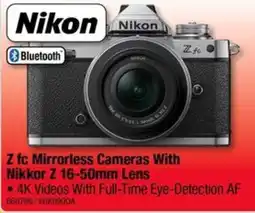 JB Hi-Fi Nikon Z fc Mirrorless Camera With Nikkor Z 16-50mm Lens offer