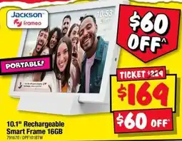 JB Hi-Fi Jackson Frameo 10.1" Rechargeable Smart Frame 16GB offer