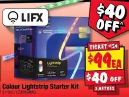 JB Hi-Fi LIFX Colour Lightstrip Starter Kit offer