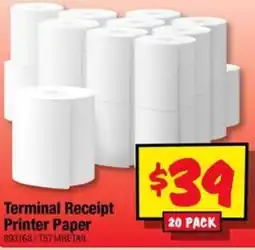 JB Hi-Fi Terminal Receipt Printer Paper offer