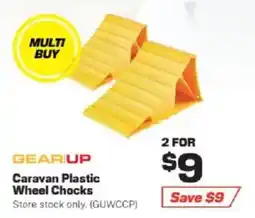 Repco GearUp Caravan Plastic Wheel Chocks offer