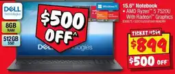 JB Hi-Fi Dell 15.6" Notebook offer