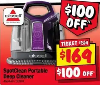 JB Hi-Fi Bissell SpotClean Portable Deep Cleaner offer