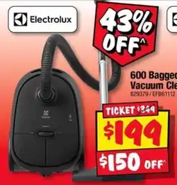 JB Hi-Fi Electrolux 600 Bagged Vacuum Cleaner offer