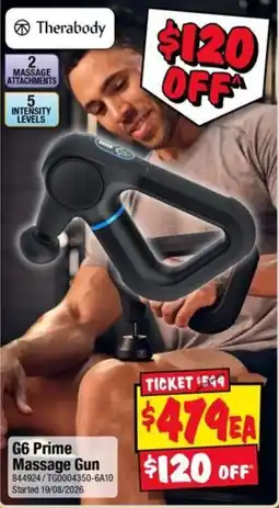 JB Hi-Fi Therabody G6 Prime Massage Gun offer