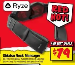 JB Hi-Fi Ryze Shiatsu Neck Massager offer