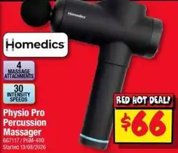 JB Hi-Fi Homedics Physio Pro Percussion Massager offer