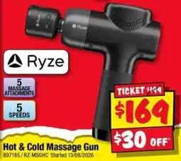 JB Hi-Fi Ryze Hot & Cold Massage Gun offer
