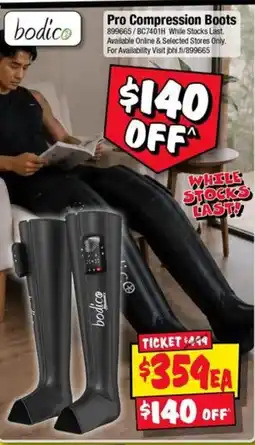 JB Hi-Fi Pro Compression Boots bodico offer