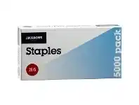 Officeworks J.Burrows Size 26/6 Staples 5000 Pack offer