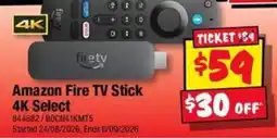 JB Hi-Fi Amazon Fire TV Stick 4K Select offer