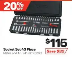 Repco Socket Set 43 Piece offer
