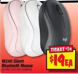 JB Hi-Fi Logi M240 Silent Bluetooth Mouse offer